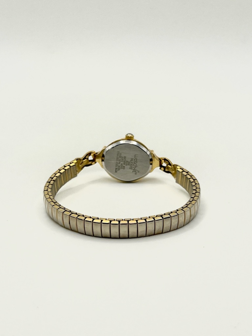 Vintage Watch-It Watch Gold-Tone Black Dial with Expansion Bracelet - Picture 3 of 9